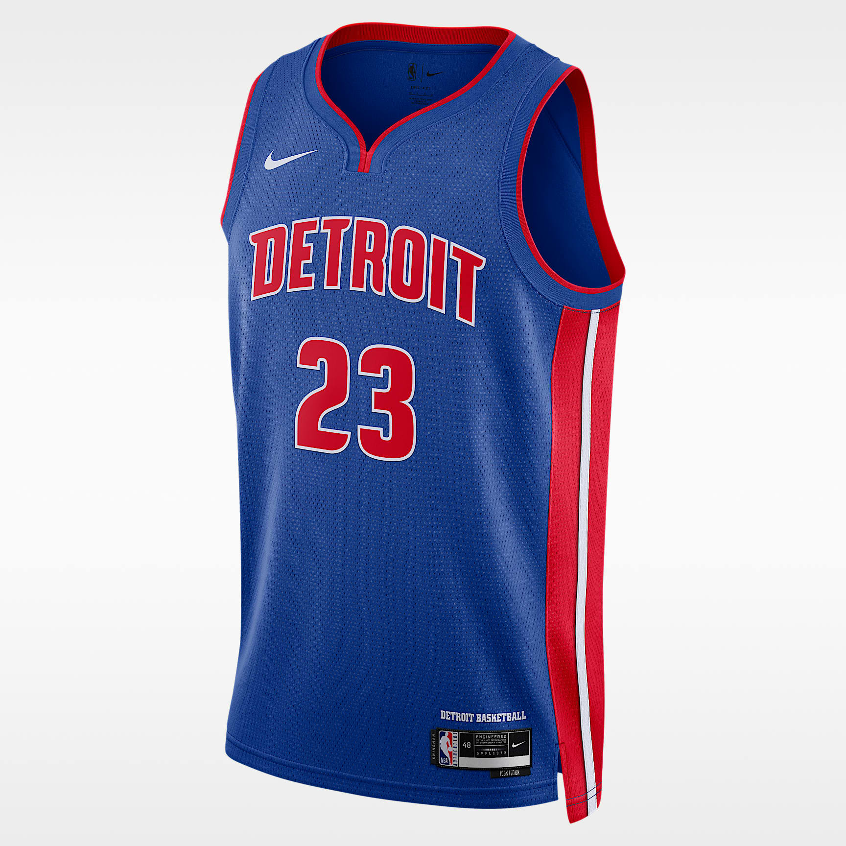  NBA Detroit Pistons ユニフォーム M Detroit Pistons Icon Edition Men's Nike Dri-FIT NBA Swingman